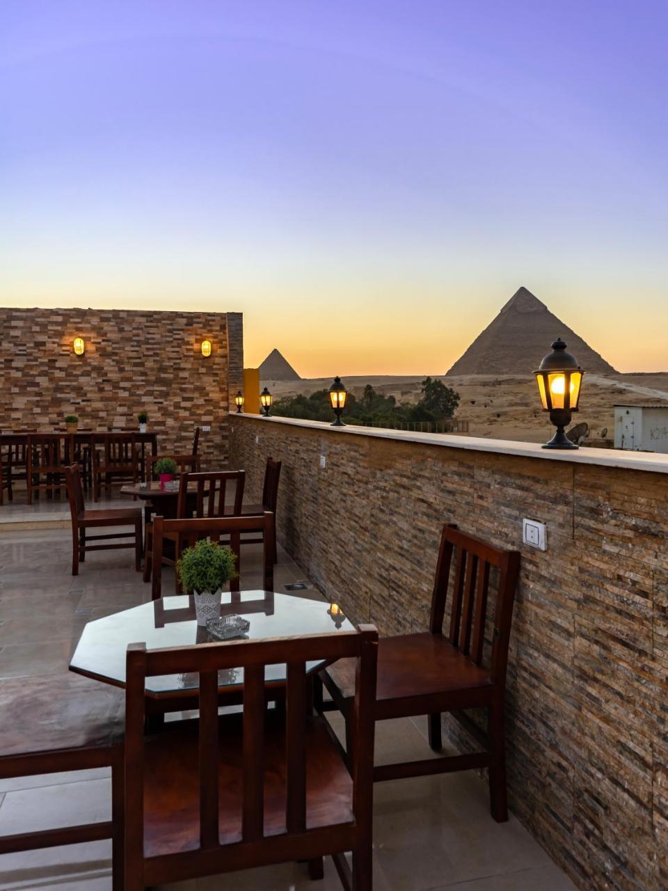 Amon Holiday Pyramids Inn Kafret el-Gabal Eksteriør bilde